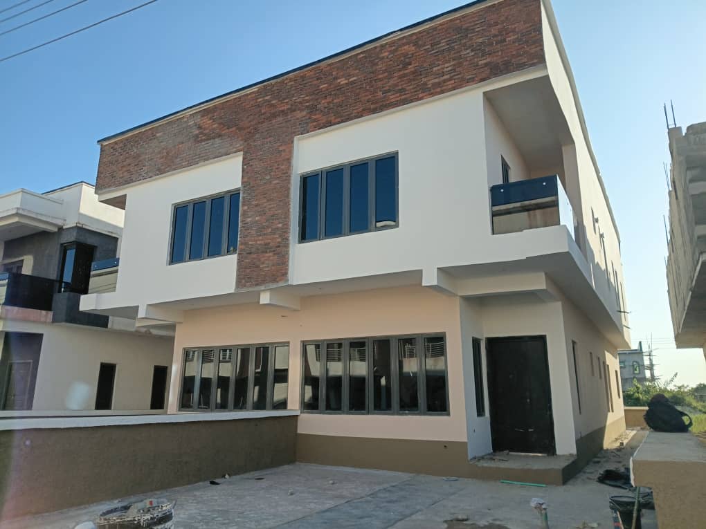 Completed Brick Facade Residential Villa